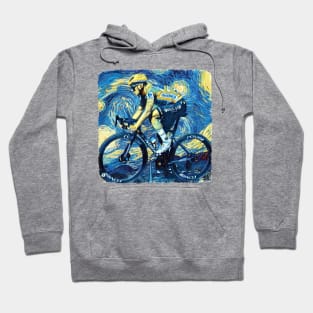 Cycling Van Gogh Style Hoodie